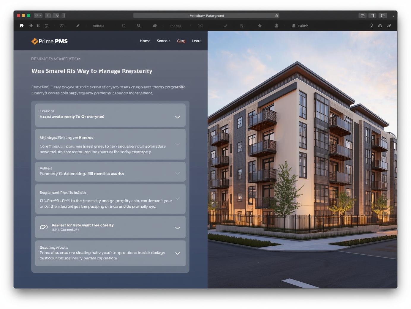 Property Management System Called Prime PMS - The Smarter Way to Manage Property (Show Real Estate Apartment) as well